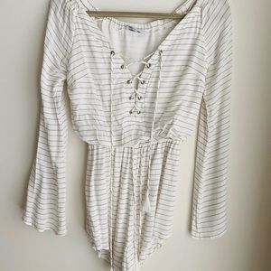 Juniper Blu, Long Sleeve Romper